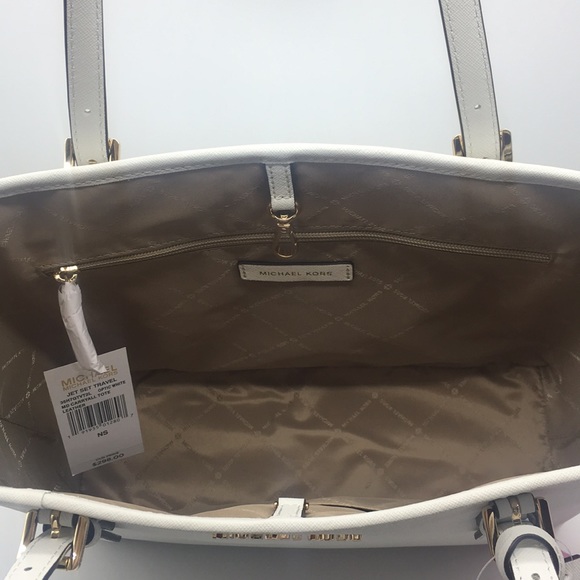 MICHAEL KORS MD CARRYALL TOTE OPTIC WHITE - Picture 5 of 8